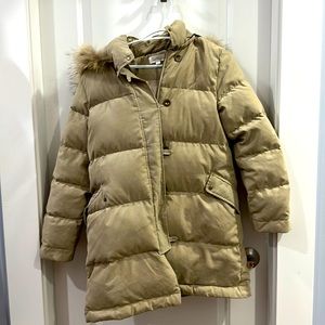 Maternity coat size medium Beige